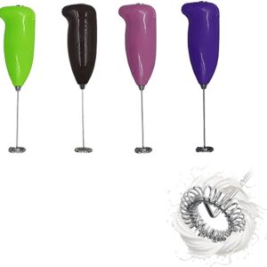 Electric Coffee Beater & Milk Frother - Handheld Battery Operated Coffee Whisk Mixer for Shake, Foam, Latte, Hot/Cold Drifts (Portable & Easy to Use)