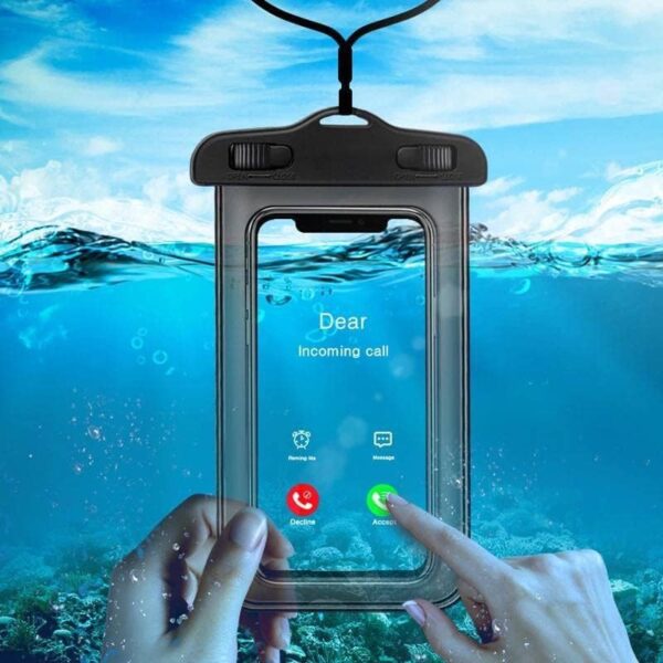 Waterproof Mobile Bag – Waterproof Phone Pouch for Swimming, Beach, Rain – Universal Fit for All Smartphones  Floating & Shockproof Case with Touchscreen Compatibility - Image 3