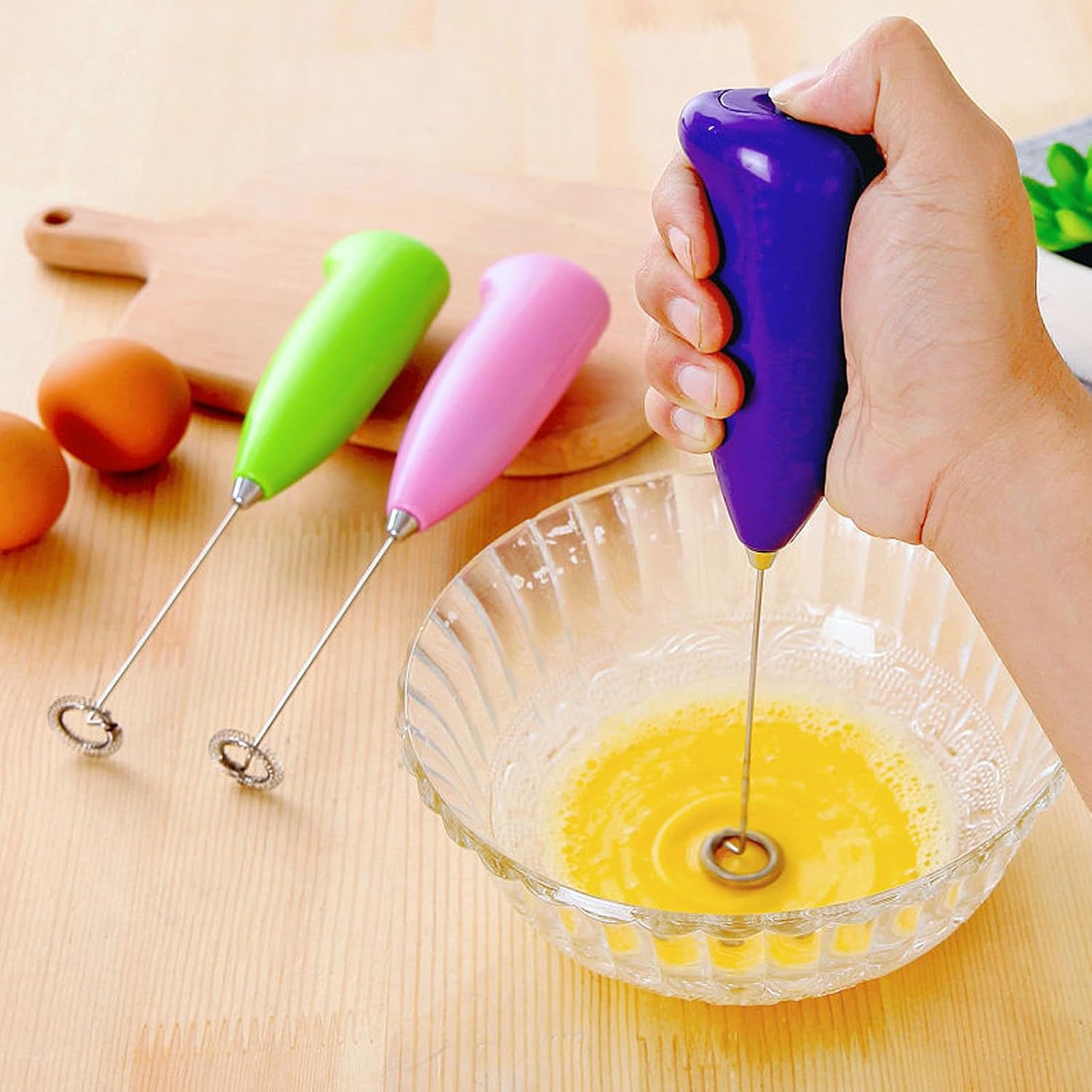 Electric Coffee Beater & Milk Frother - Handheld Battery Operated Coffee Whisk Mixer for Shake, Foam, Latte, Hot/Cold Drifts (Portable & Easy to Use) - Image 3
