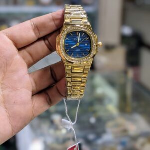 ORIGINAL LADIES SEASTAR WATCH – Diamond Bezel | Butterfly Lock | Date Display | Waterproof | Elegant Women’s Wristwatch – Perfect Gift for Girls & Women