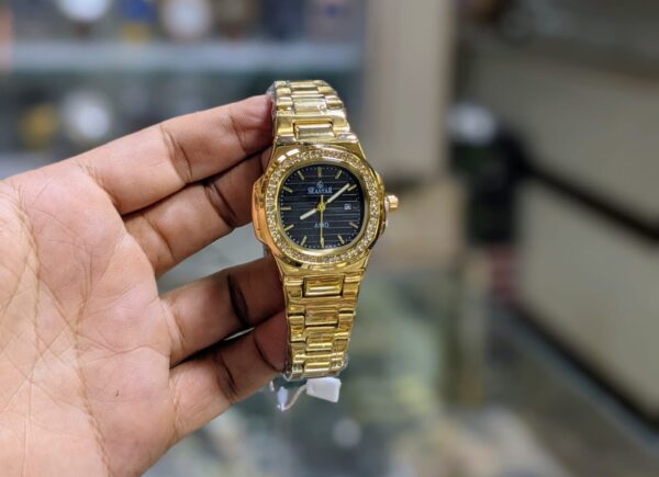 ORIGINAL LADIES SEASTAR WATCH – Diamond Bezel | Butterfly Lock | Date Display | Waterproof | Elegant Women’s Wristwatch – Perfect Gift for Girls & Women - Image 9