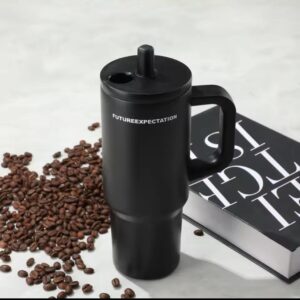 ✨NEW ARRIVAL✨ Future Expectation Stainless Steel Tumbler 710ml - Premium Double Wall Vacuum Insulated Hot & Cold Water Bottle - Leakproof Copper Coated Travel Mug for Coffee/Tea - BPA Free