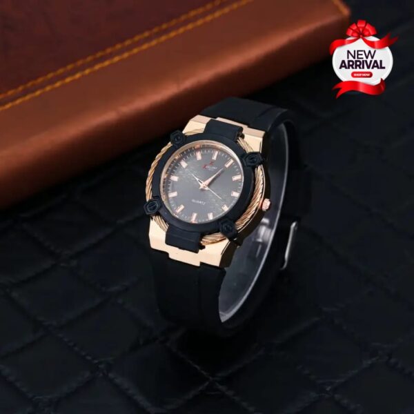 Master Lock New Model Men's Watch - Silicone Strap, Working Date Function, Luxury Sports Design - Water Resistant Digital Analog Watch - Image 7