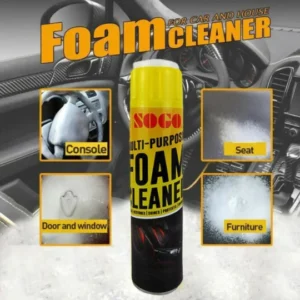 Multi-Purpose Foam Cleaner 650ML – Carpet, Fabric, Leather, Sofa & Car Seat Cleaner | Stain Remover | Quick-Drying | Safe for Kids & Pets | Powerful Degreaser