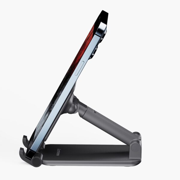 3-in-1 Foldable Mobile Stand Holder – Adjustable Phone Stand for Desk, Bed, Table – Compatible with All Smartphones – Portable & Lightweight - Image 3