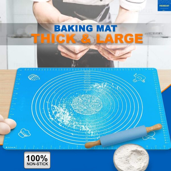 ✨Non-Stick Silicone Roti Mat (Set of 1) – Heat-Resistant Chapati Rolling Board – Healthy, Easy-to-Clean & Durable – Perfect for Homemade Roti, Paratha, Puri ✨ - Image 9
