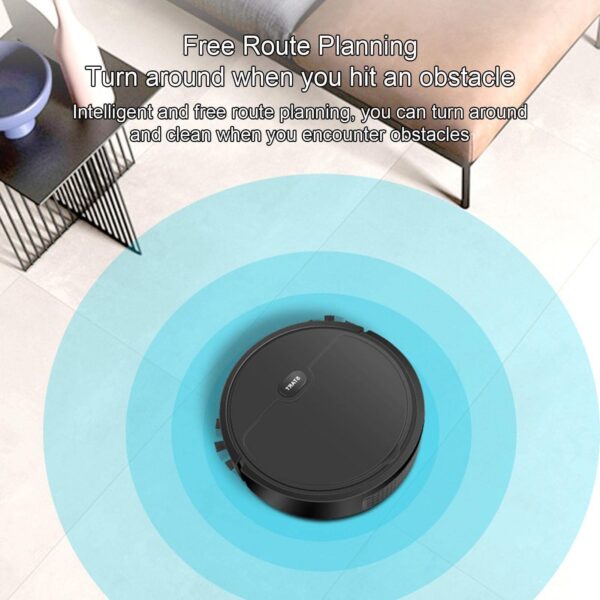 🤖Robot Auto Cleaning Mop - Smart Self-Cleaning Mop with 360° Rotation, Dry/Wet Mop Modes, 120Mins Runtime - Ideal for Tile/Wood Floors - Image 4