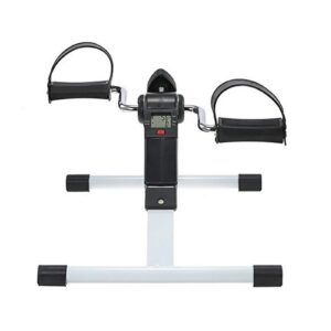 Foldable Mini Exercise Bike Pedal Machine for Home Gym - Portable Arm & Leg Workout Cycle with Digital Display - Under Desk Pedal Exerciser for Physical Therapy, Cardio & Strength Training - for Men & Women