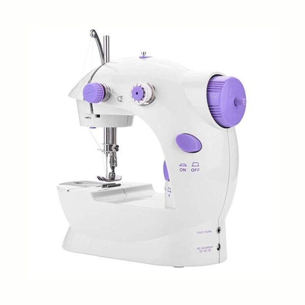 Portable Sewing Machine - Mini Electric Sewing Machine with 2-Speed, Double Thread, Foot Pedal & Cutter - for Household, Travel, Crafts & Mending (Lightweight & Multi-Functional) - Image 5