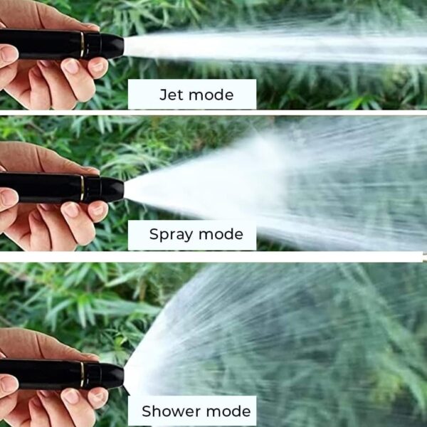 Water Pipe Nozzle | Metal Garden Hose Spray Nozzle | Adjustable Jet Spray | High Pressure Water Gun | for Car Washing, Plant Watering, Cleaning (Durable & Leak-Proof) - Image 2