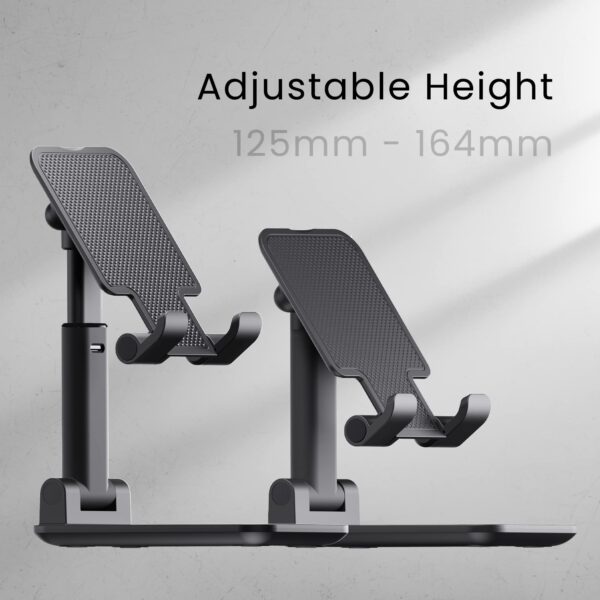 3-in-1 Foldable Mobile Stand Holder – Adjustable Phone Stand for Desk, Bed, Table – Compatible with All Smartphones – Portable & Lightweight - Image 7