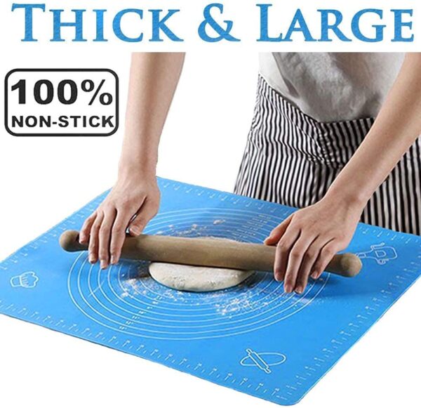 ✨Non-Stick Silicone Roti Mat (Set of 1) – Heat-Resistant Chapati Rolling Board – Healthy, Easy-to-Clean & Durable – Perfect for Homemade Roti, Paratha, Puri ✨ - Image 5