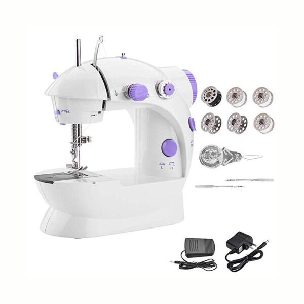 Portable Sewing Machine - Mini Electric Sewing Machine with 2-Speed, Double Thread, Foot Pedal & Cutter - for Household, Travel, Crafts & Mending (Lightweight & Multi-Functional) - Image 7