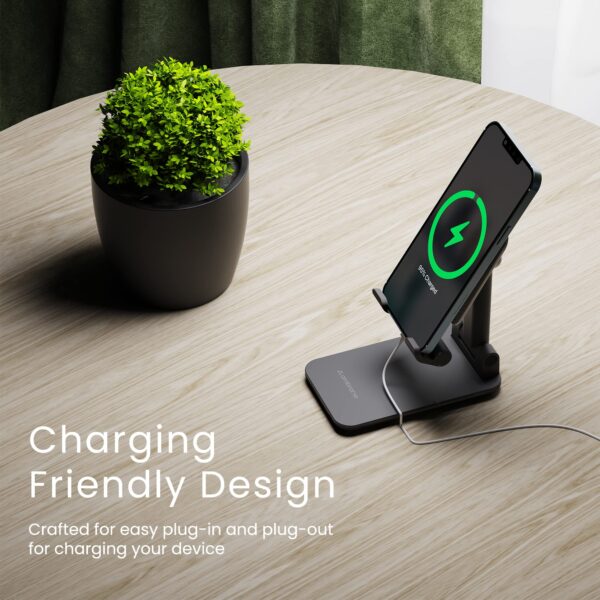 3-in-1 Foldable Mobile Stand Holder – Adjustable Phone Stand for Desk, Bed, Table – Compatible with All Smartphones – Portable & Lightweight - Image 8