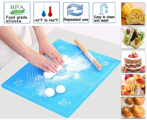 ✨Non-Stick Silicone Roti Mat (Set of 1) – Heat-Resistant Chapati Rolling Board – Healthy, Easy-to-Clean & Durable – Perfect for Homemade Roti, Paratha, Puri ✨ - Image 2