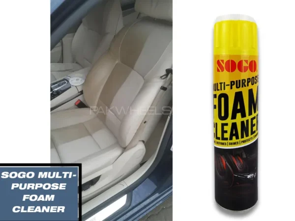 Multi-Purpose Foam Cleaner 650ML – Carpet, Fabric, Leather, Sofa & Car Seat Cleaner | Stain Remover | Quick-Drying | Safe for Kids & Pets | Powerful Degreaser - Image 2