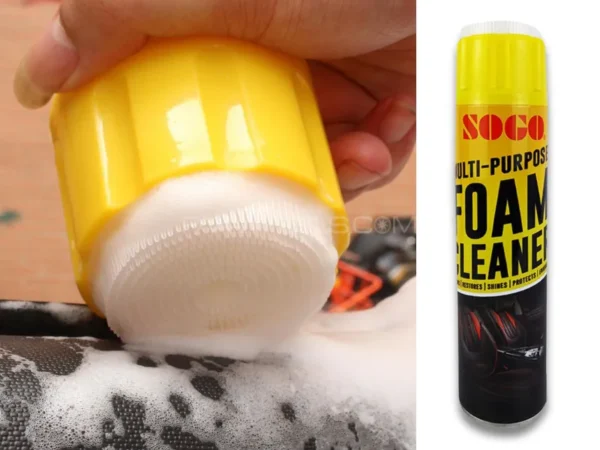 Multi-Purpose Foam Cleaner 650ML – Carpet, Fabric, Leather, Sofa & Car Seat Cleaner | Stain Remover | Quick-Drying | Safe for Kids & Pets | Powerful Degreaser - Image 3