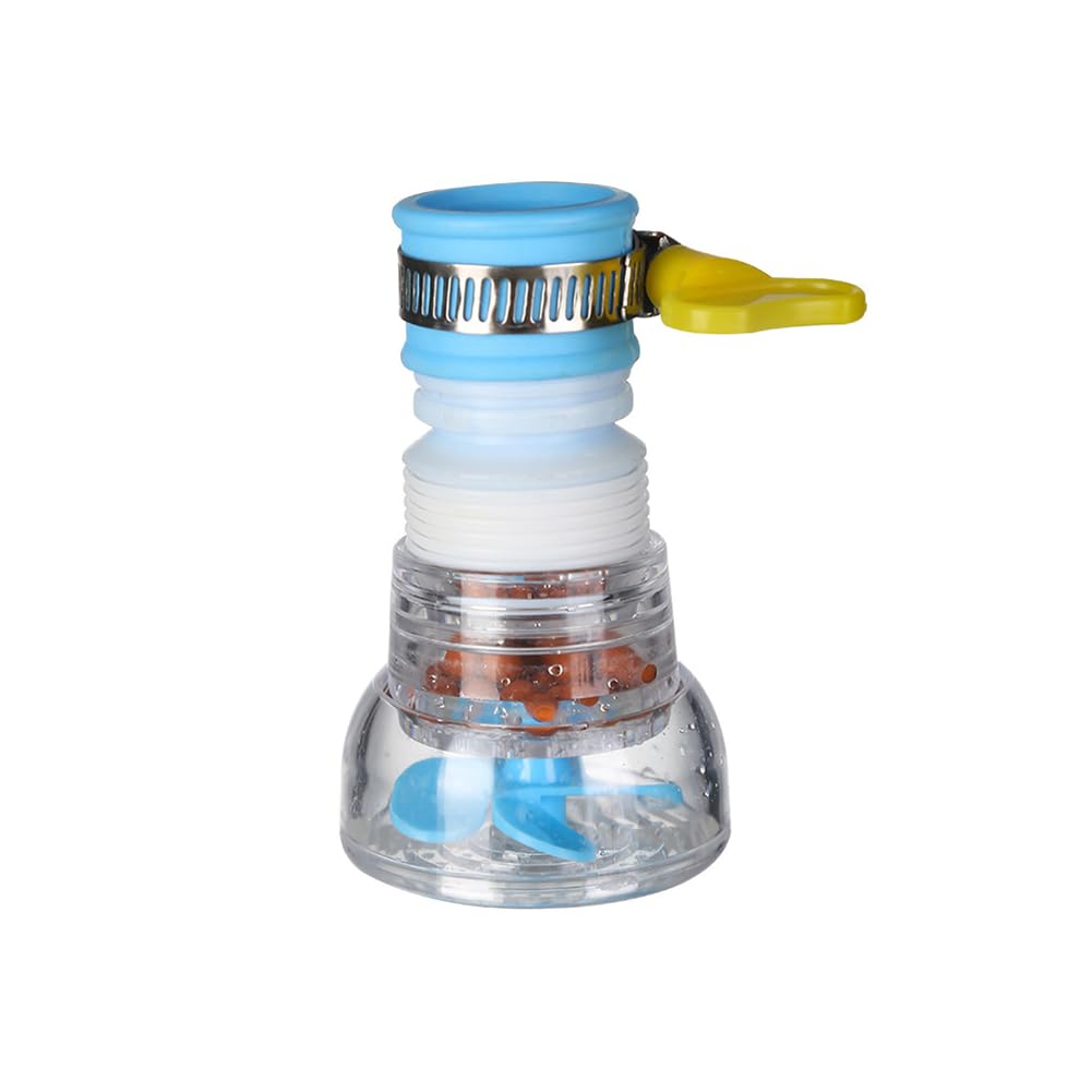360 Degree Rotating Faucet Aerator | Telescopic Anti-Splash Tap Nozzle | Water-Saving Sprayer with Filter | Universal Adapter for Kitchen & Bathroom Taps | Easy Install