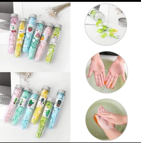 Travel Paper Soap Tubes – Portable Hand Wash for On-the-Go, Camping & Office | Eco-Friendly, Biodegradable, Moisturizing, Lightweight Soap Leaves for Men & Women - Image 3