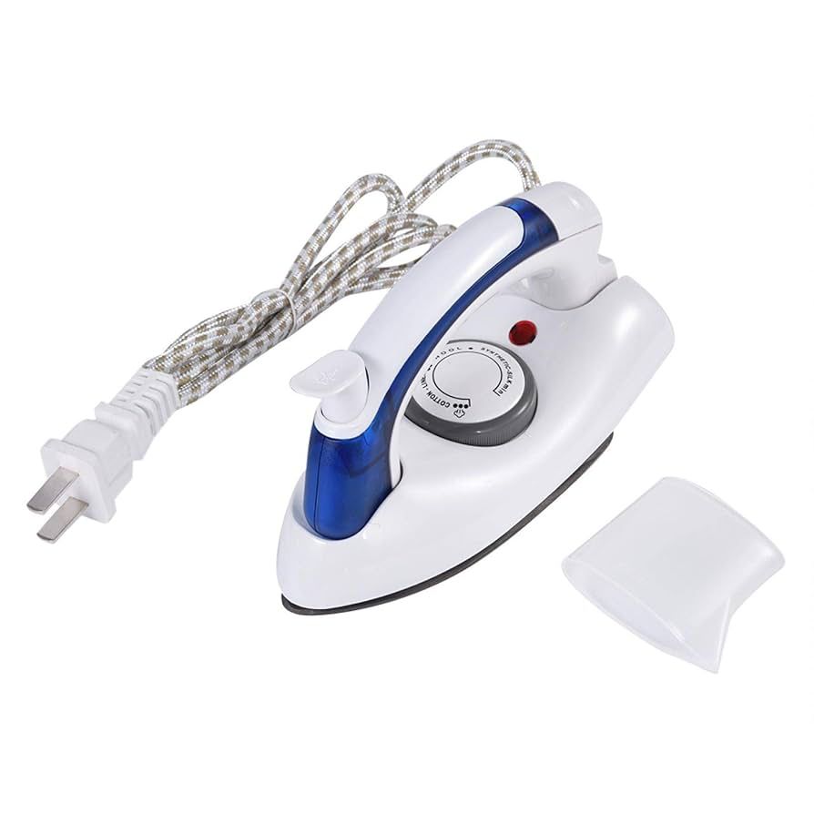 Foldable Handheld Steam Travel Iron – Portable, Fast Heating, Dual Dry & Steam Function, Lightweight, 1100W, Temperature Control – Perfect for Home & Travel