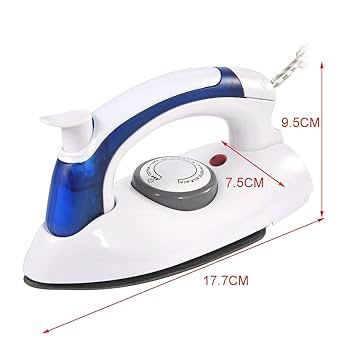 Foldable Handheld Steam Travel Iron – Portable, Fast Heating, Dual Dry & Steam Function, Lightweight, 1100W, Temperature Control – Perfect for Home & Travel - Image 2