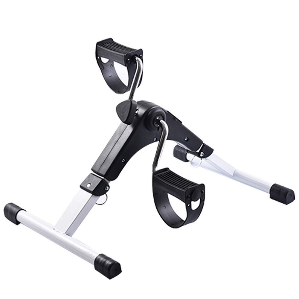 Portable Pedal Exercise Cycle - Manual Adjustable Resistance Leg Workout Machine for Home & Office - Fitness, Bodybuilding, Rehabilitation & Slim Legs - Non-Slip Pedals, Quiet & Compact