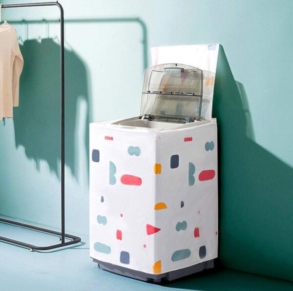 📌Heavy-Duty Waterproof Washing Machine Cover – Top Load Dust-Proof Protector with Zipper Closure – Universal Fit for 6-18kg – Washable & Durable – UV & Weather Resistant – Indoor/Outdoor Use