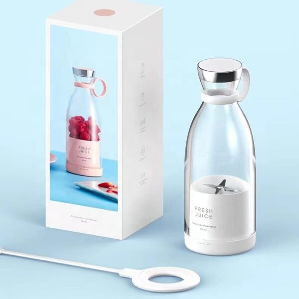 Portable Electric Juicing Cup – 300W USB Rechargeable Mini Blender & Juice Maker | 350ml Travel Bottle | One-Touch Smoothie Maker for Fruits, Shakes, Baby Food | Gym, Office, Home Use - Image 3