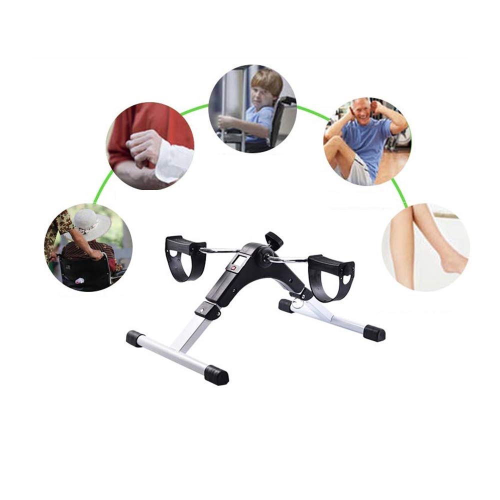 Portable Pedal Exercise Cycle - Manual Adjustable Resistance Leg Workout Machine for Home & Office - Fitness, Bodybuilding, Rehabilitation & Slim Legs - Non-Slip Pedals, Quiet & Compact - Image 3