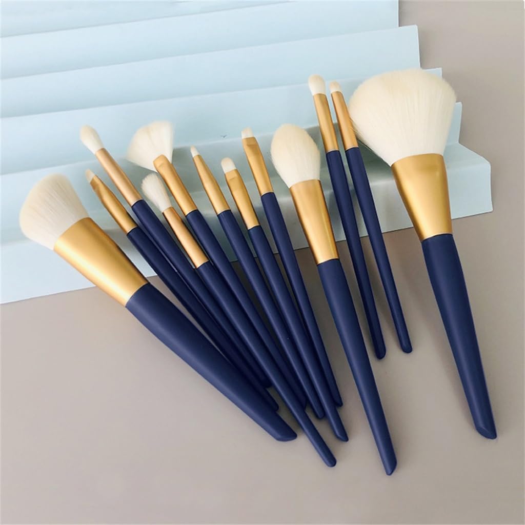 Star Moves 12-Piece Makeup Brushes Set - Professional Cosmetic Brush Kit for Foundation, Concealer, Eyeshadow, Blending, Powder (Soft Synthetic Bristles, Travel Case, Beauty Tools) - Image 6
