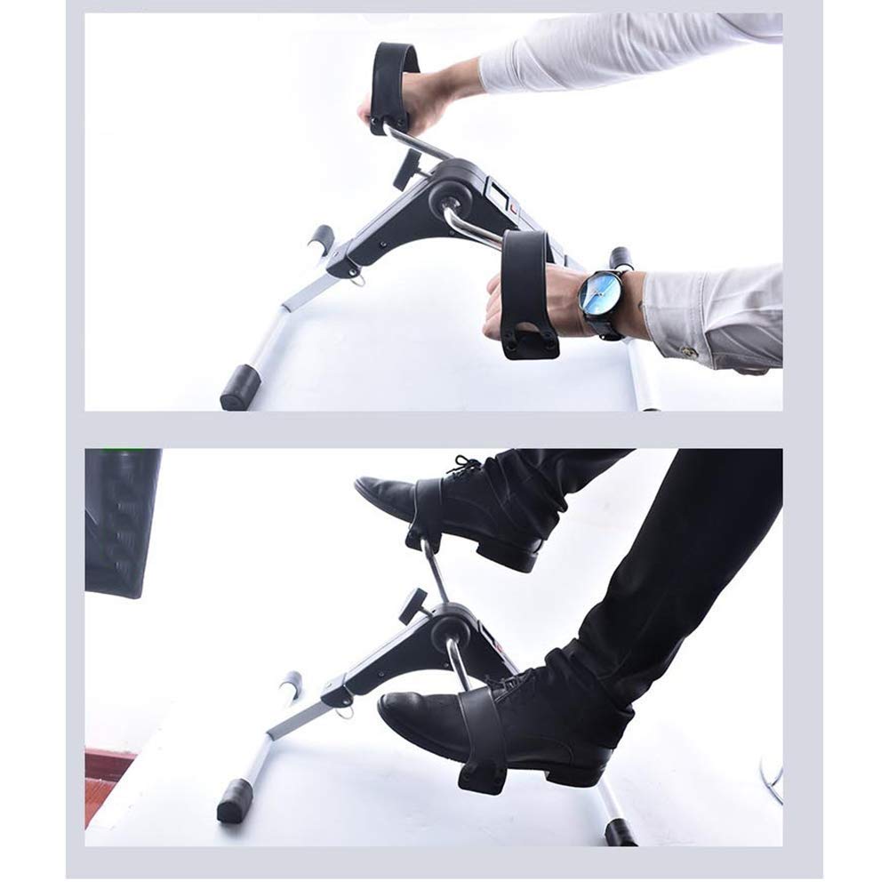 Portable Pedal Exercise Cycle - Manual Adjustable Resistance Leg Workout Machine for Home & Office - Fitness, Bodybuilding, Rehabilitation & Slim Legs - Non-Slip Pedals, Quiet & Compact - Image 4