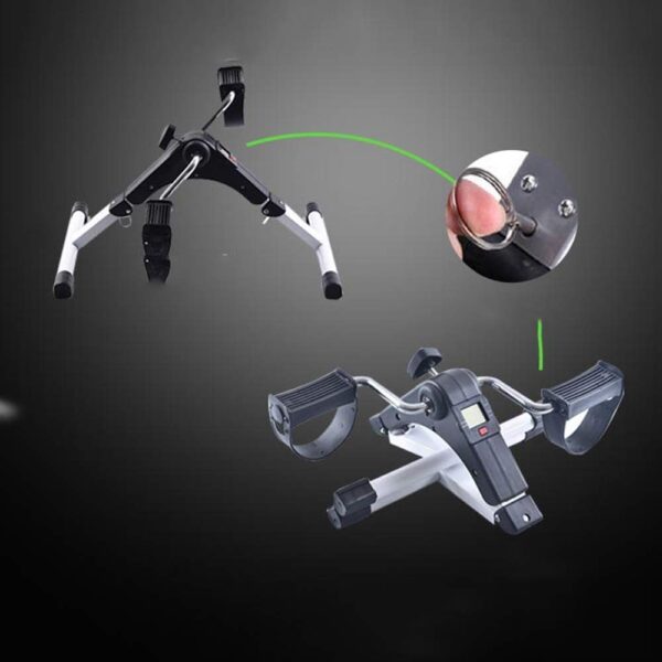 Portable Pedal Exercise Cycle - Manual Adjustable Resistance Leg Workout Machine for Home & Office - Fitness, Bodybuilding, Rehabilitation & Slim Legs - Non-Slip Pedals, Quiet & Compact - Image 6