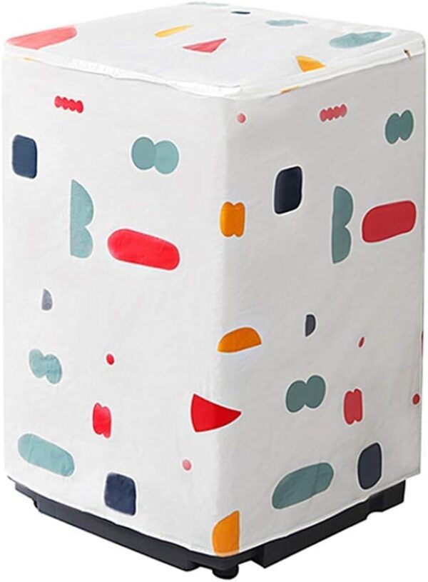 📌Heavy-Duty Waterproof Washing Machine Cover – Top Load Dust-Proof Protector with Zipper Closure – Universal Fit for 6-18kg – Washable & Durable – UV & Weather Resistant – Indoor/Outdoor Use - Image 6