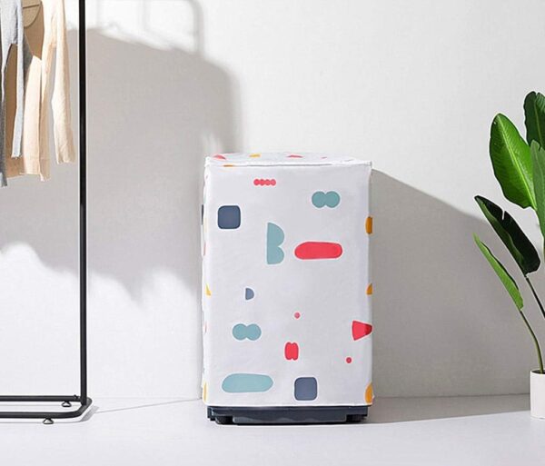 📌Heavy-Duty Waterproof Washing Machine Cover – Top Load Dust-Proof Protector with Zipper Closure – Universal Fit for 6-18kg – Washable & Durable – UV & Weather Resistant – Indoor/Outdoor Use - Image 7