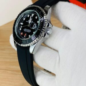 Rolex Yacht-Master Inspired Watch for Men - Luxury Silicone Strap, Rotating Bezel, Radium Dials, Water Resistant, Multiple Colors