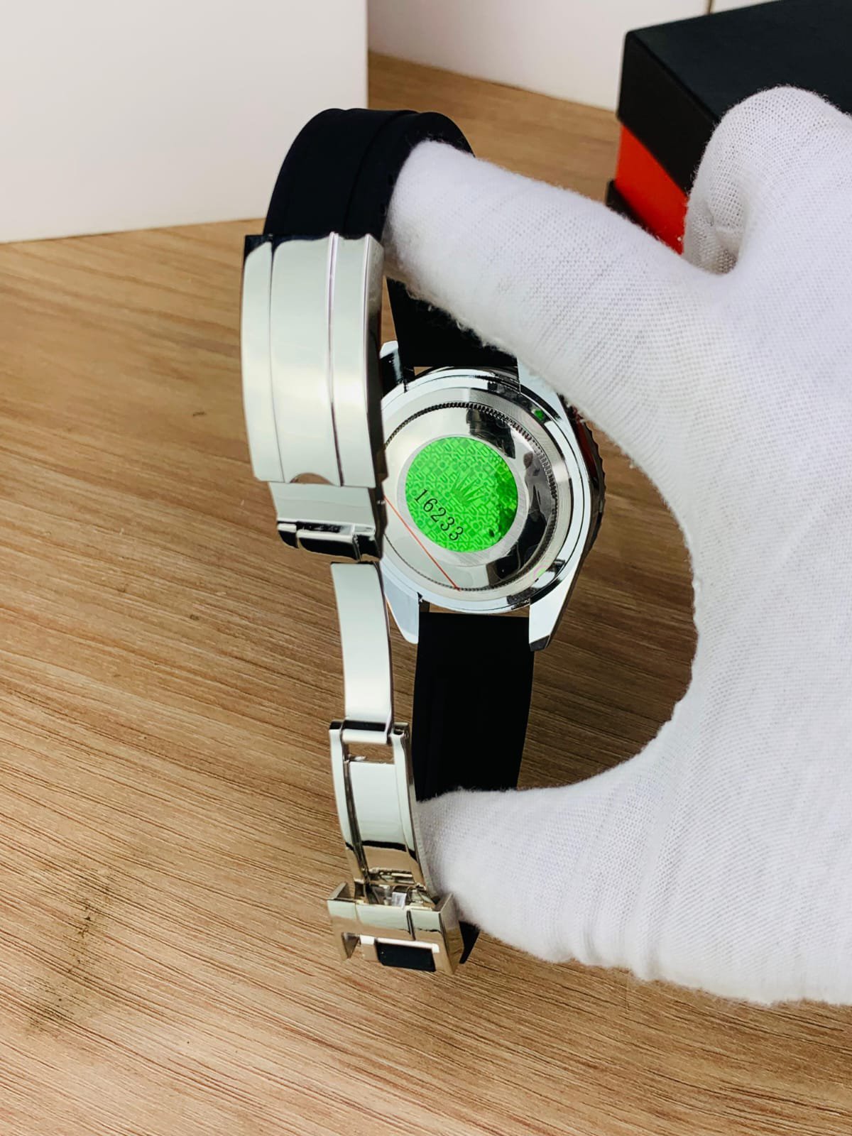 Rolex Yacht-Master Inspired Watch for Men - Luxury Silicone Strap, Rotating Bezel, Radium Dials, Water Resistant, Multiple Colors - Image 9