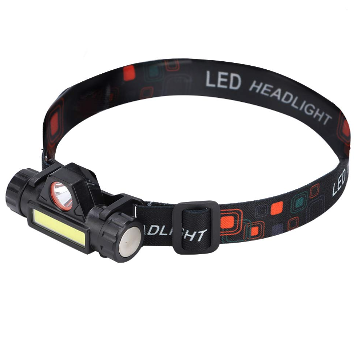 Rechargeable LED Headlamp - 5 Light Modes, COB Light & 10+ Hours Runtime - USB Head Torch for Running, Fishing, Camping, Hiking, and Emergency Use (Lightweight & Hands-Free) - Image 3