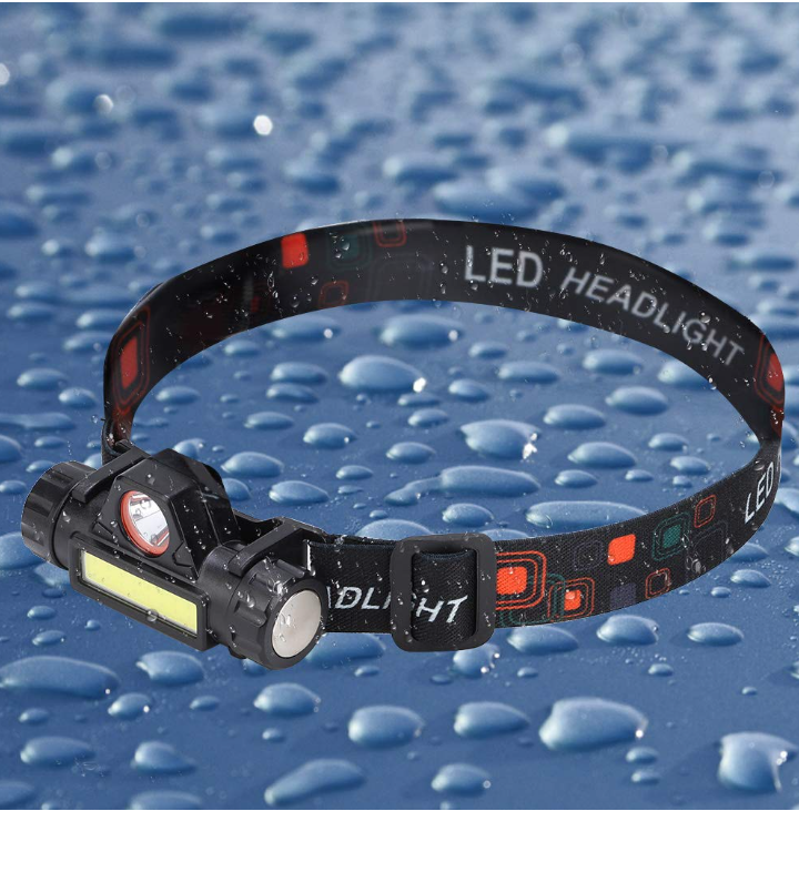 Rechargeable LED Headlamp - 5 Light Modes, COB Light & 10+ Hours Runtime - USB Head Torch for Running, Fishing, Camping, Hiking, and Emergency Use (Lightweight & Hands-Free) - Image 7