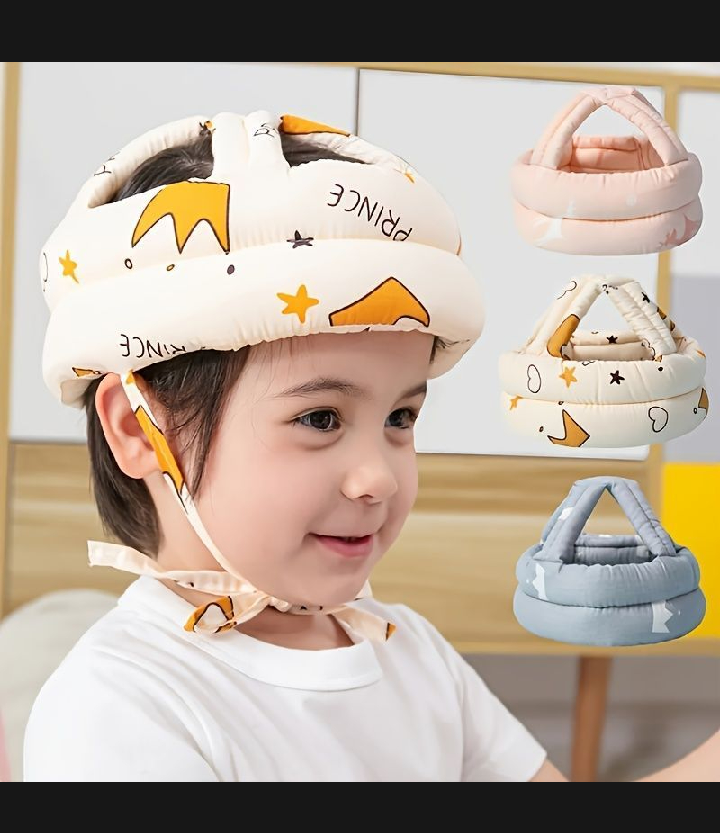 Premium Baby Safety Helmet - Adjustable Infant Head Protection for Toddler Learning to Walk, Anti-Skid, Breathable & Lightweight for Boys & Girls
